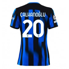 Inter Milan Hakan Calhanoglu #20 Hemmatröja Dam 2023-24 Korta ärmar